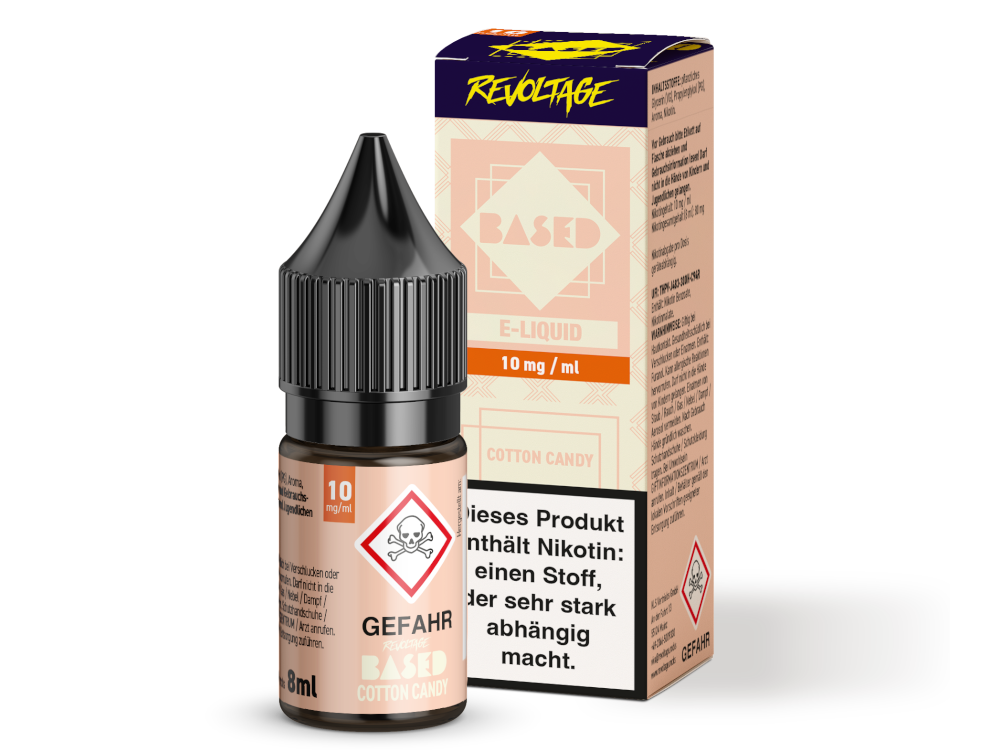 Revoltage - BASED - Hybrid Nikotinsalz Liquid 8 ml Revoltage - BASED - Hybrid Nikotinsalz Liquid 8 ml