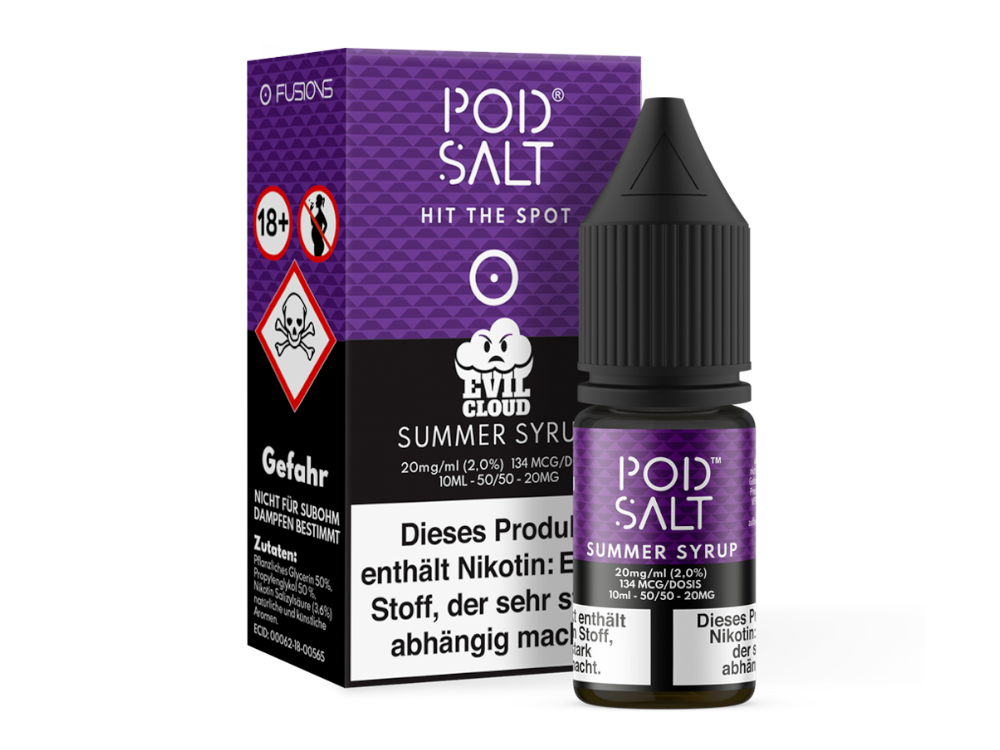 Pod Salt Fusion - Summer Syrup - Nikotinsalz Liquid 