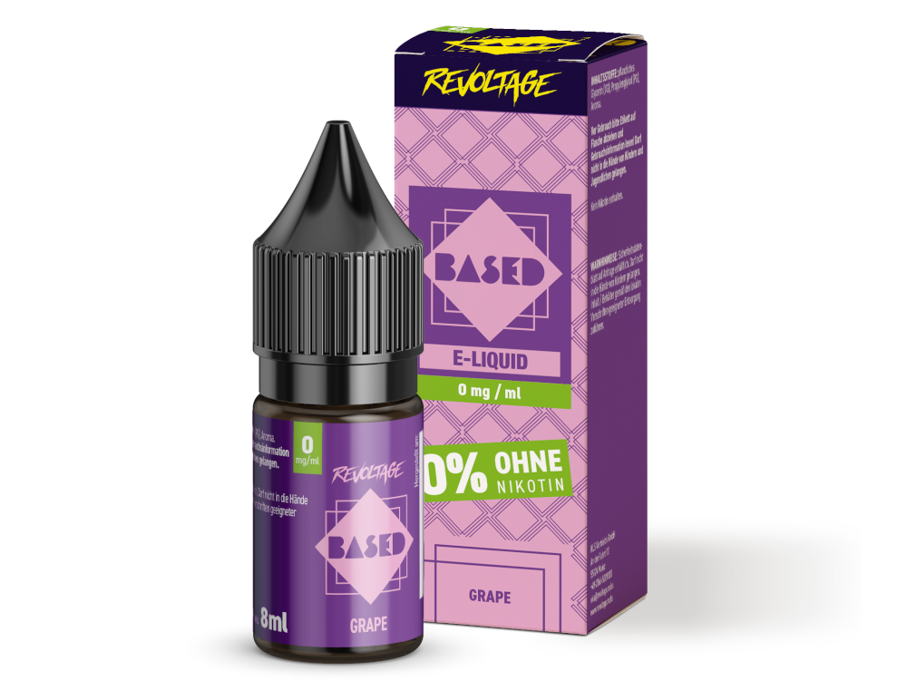 Revoltage - BASED - Hybrid Nikotinsalz Liquid 8 ml Revoltage - BASED - Hybrid Nikotinsalz Liquid 8 ml