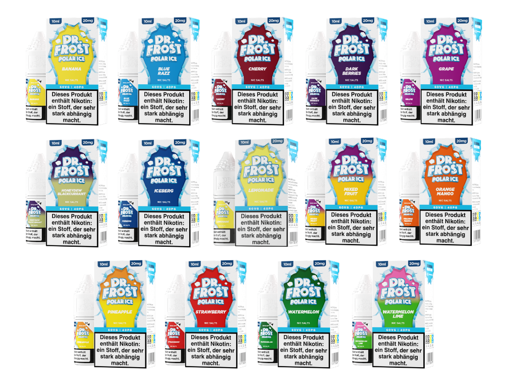 Dr. Frost - Polar Ice - Nikotinsalz Liquid Dr. Frost - Polar Ice - Nikotinsalz Liquid