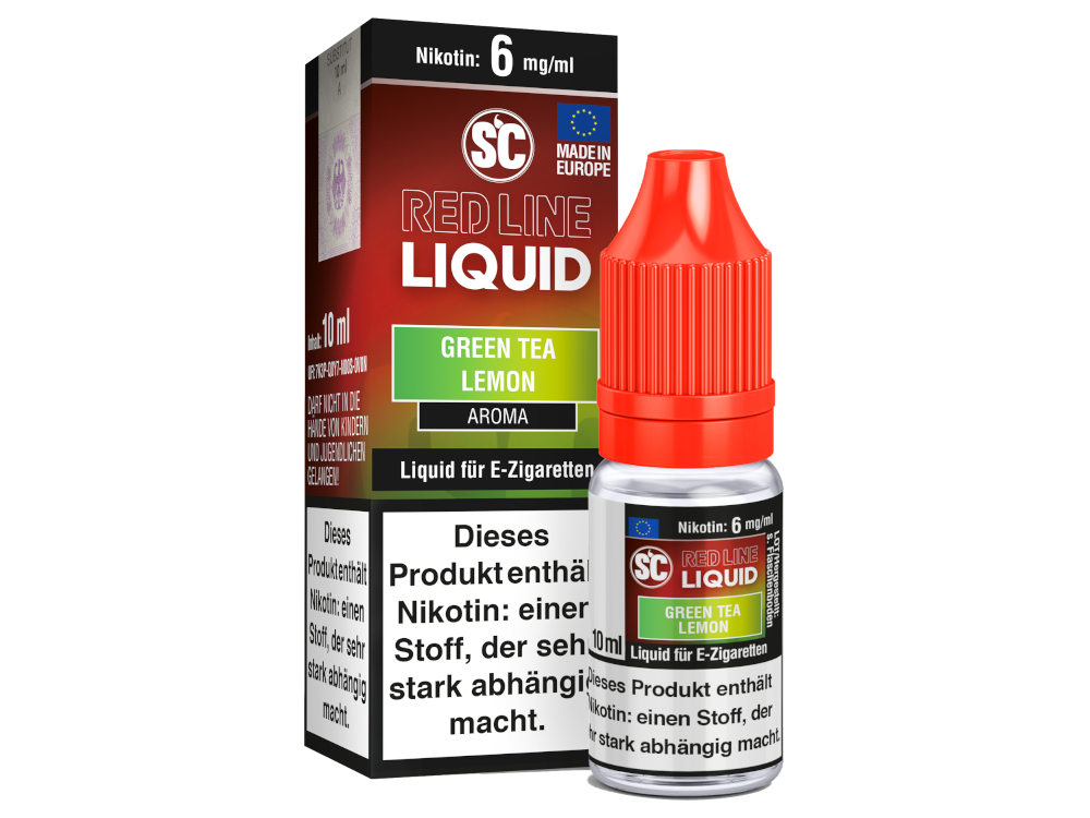 SC - Red Line Nikotin - Green Tea Lemon SC - Red Line Nikotin - Green Tea Lemon