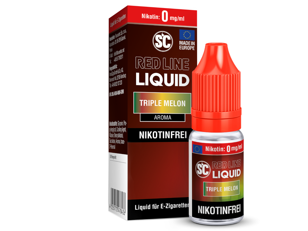 SC - Red Line - Triple Melon Nikotinsalz Liquid SC - Red Line - Triple Melon Nikotinsalz Liquid