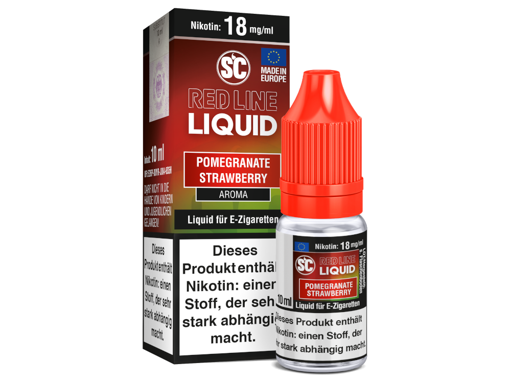SC - Red Line Nikotin - Pomegranate Strawberry