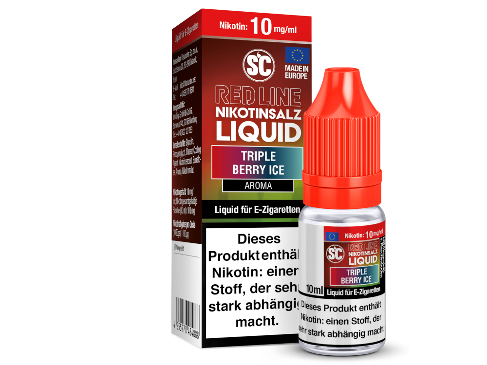 SC - Red Line - Triple Berry Ice - Nikotinsalz Liquid SC - Red Line - Triple Berry Ice - Nikotinsalz Liquid