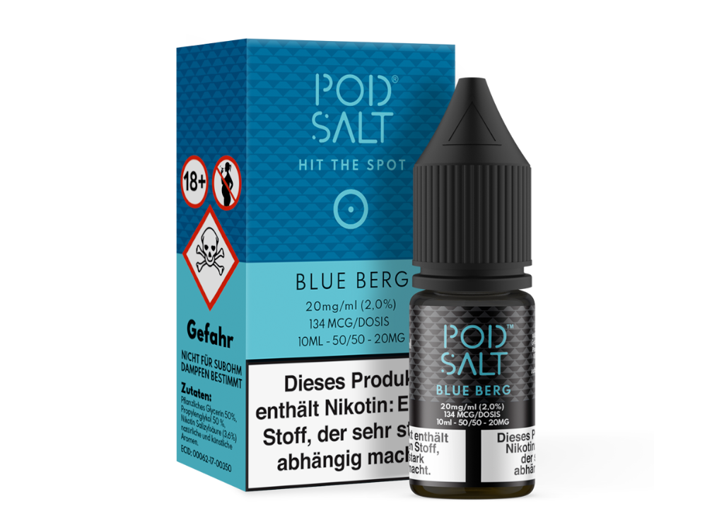 Pod Salt - Blue Berg - Nikotinsalz Liquid 