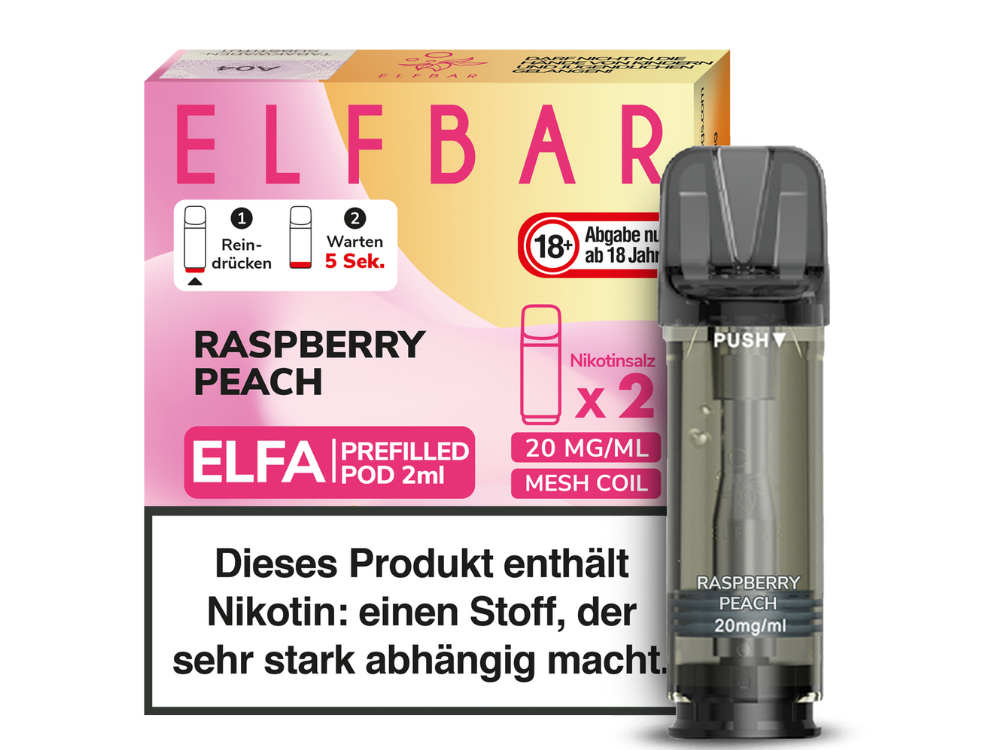 Elfbar Elfa Pod (2 Stück pro Packung) Elfbar Elfa Pod (2 Stück pro Packung)
