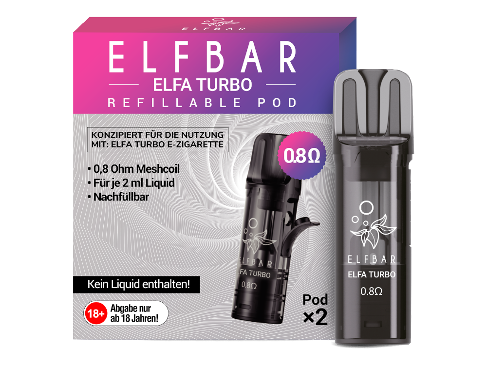 Elfbar Elfa Turbo Pod (2 Stück pro Packung)