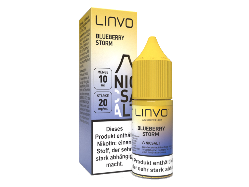 Linvo - Blueberry Storm - Nikotinsalz Liquid