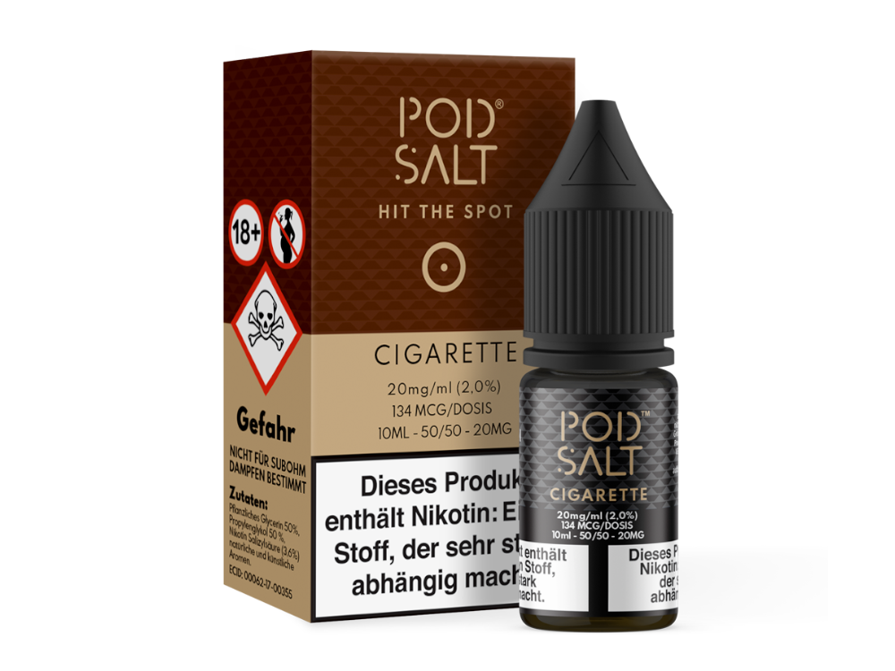 Pod Salt - Cigarette - Nikotinsalz Liquid Pod Salt - Cigarette - Nikotinsalz Liquid