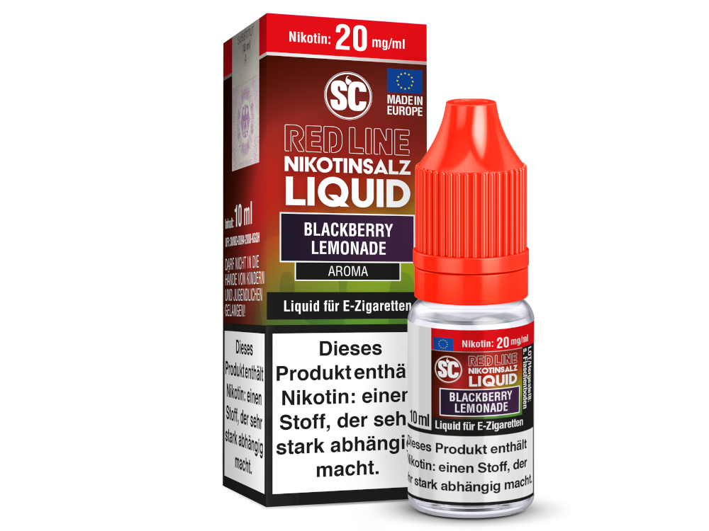 SC - Red Line - Blackberry Lemonade - Nikotinsalz Liquid 