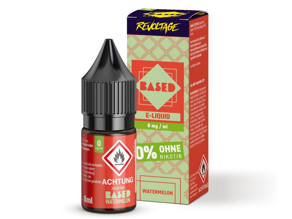 Revoltage - BASED - Hybrid Nikotinsalz Liquid 8 ml Revoltage - BASED - Hybrid Nikotinsalz Liquid 8 ml
