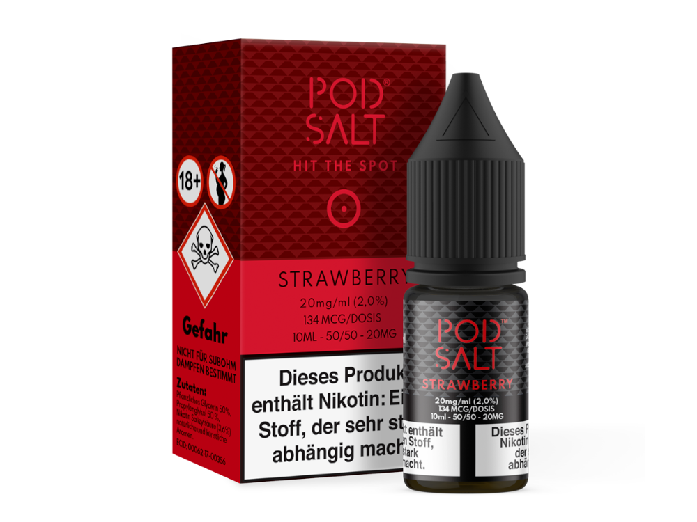 Pod Salt - Strawberry - Nikotinsalz Liquid 