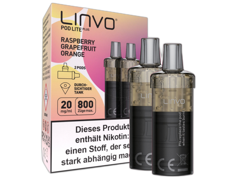 Linvo Pod Lite Plus Cartridge (2 Stück pro Packung)