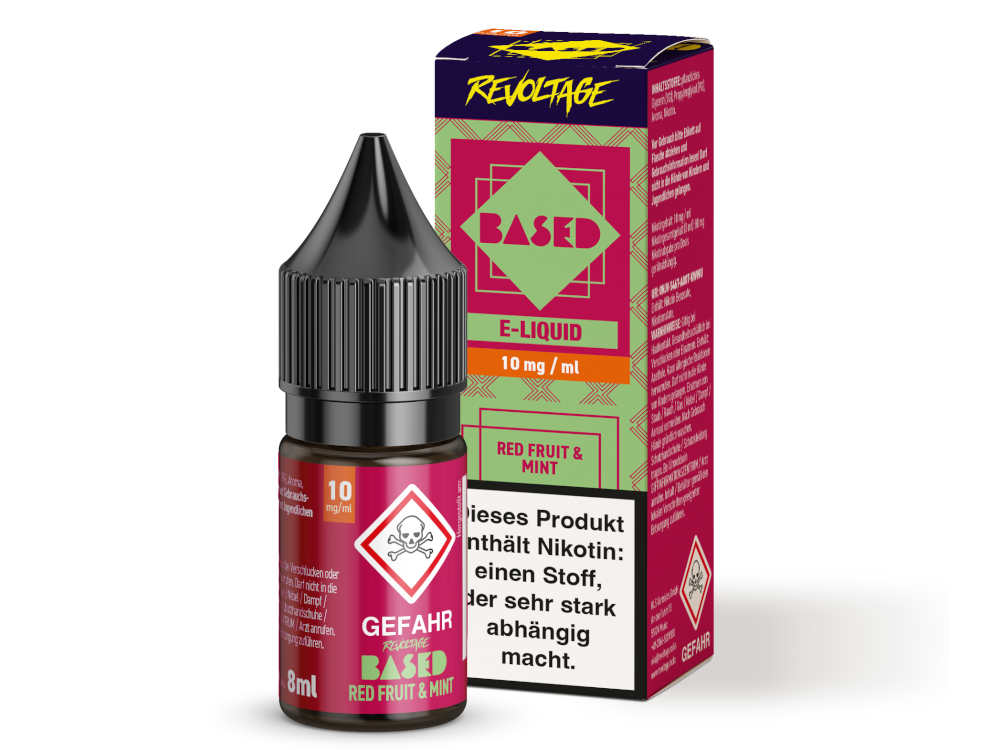 Revoltage - BASED - Hybrid Nikotinsalz Liquid 8 ml Revoltage - BASED - Hybrid Nikotinsalz Liquid 8 ml