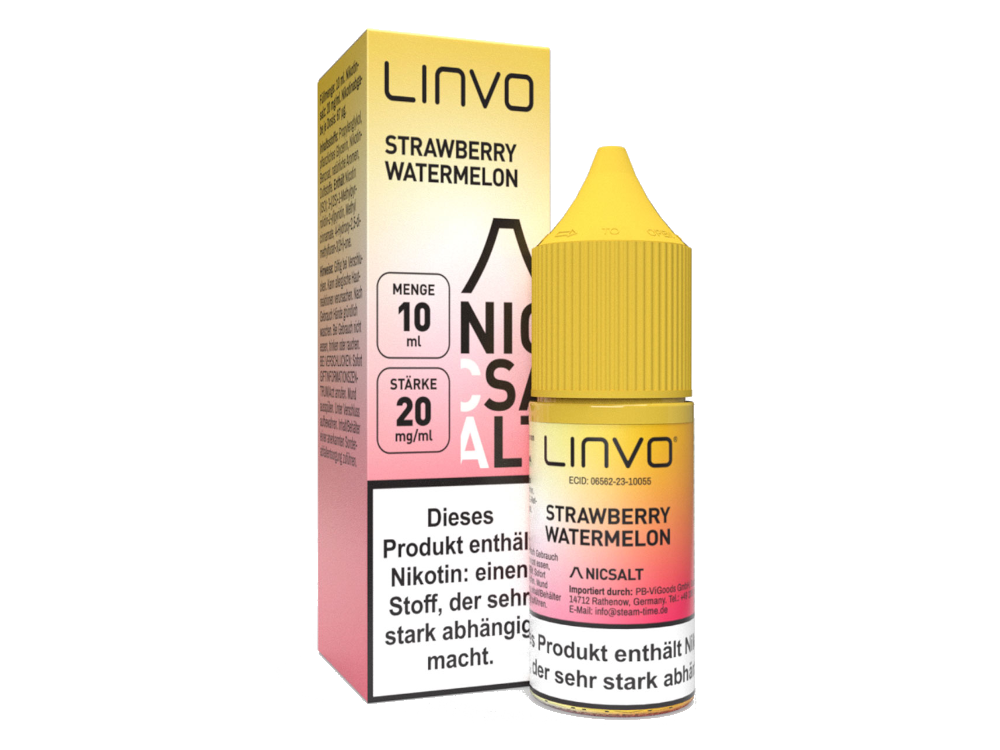 Linvo - Strawberry Watermelon - Nikotinsalz Liquid