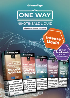 InnoCigs One Way Liquids 1