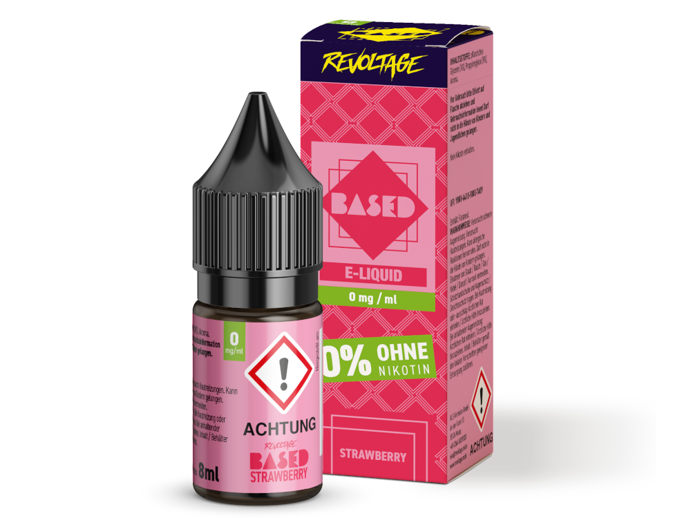 Revoltage - BASED - Hybrid Nikotinsalz Liquid 8 ml Revoltage - BASED - Hybrid Nikotinsalz Liquid 8 ml