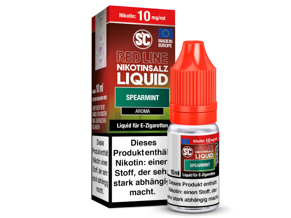 SC - Red Line - Spearmint - Nikotinsalz Liquid SC - Red Line - Spearmint - Nikotinsalz Liquid