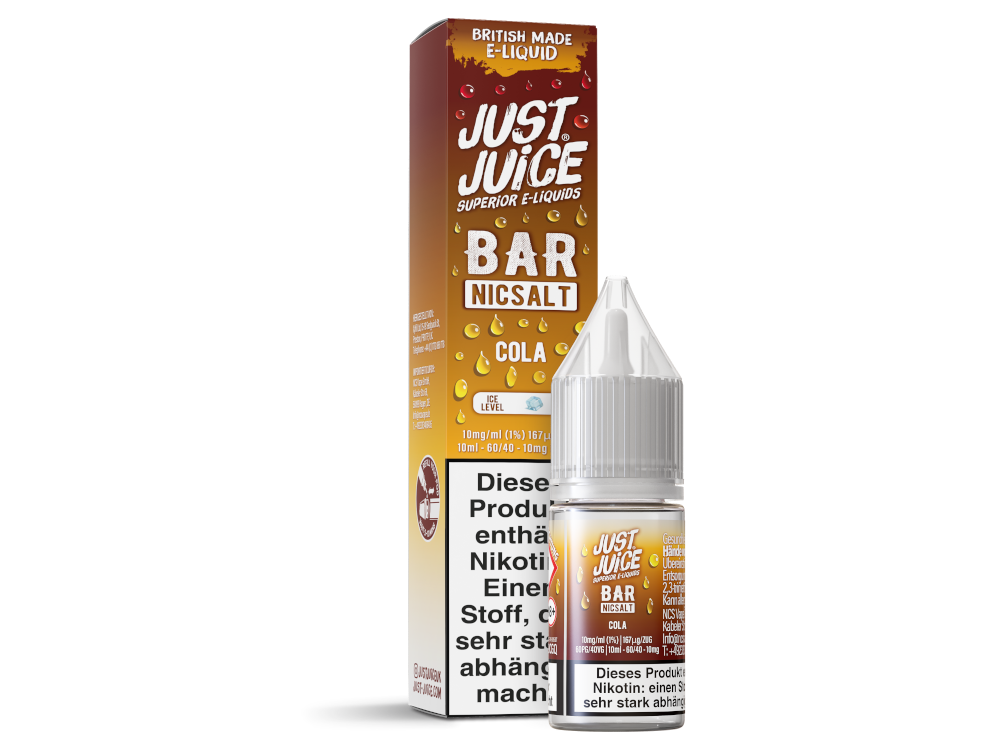 Just Juice - Bar - Nikotinsalz Liquid Just Juice - Bar - Nikotinsalz Liquid