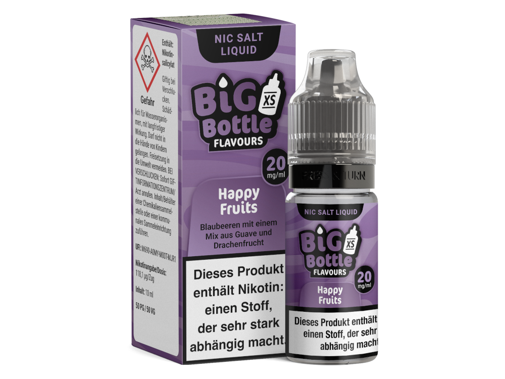 Big Bottle - Happy Fruits - Nikotinsalz Liquid Big Bottle - Happy Fruits - Nikotinsalz Liquid