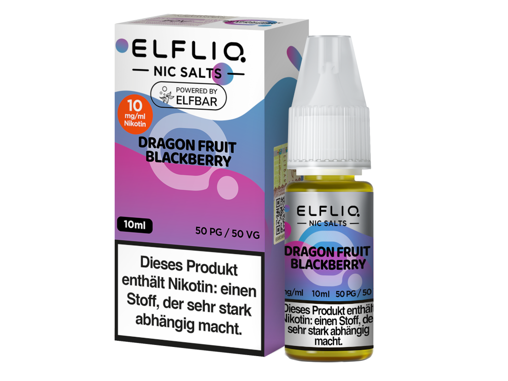 ELFLIQ - Dragon Fruit Blackberry - Nikotinsalz Liquid ELFLIQ - Dragon Fruit Blackberry - Nikotinsalz Liquid
