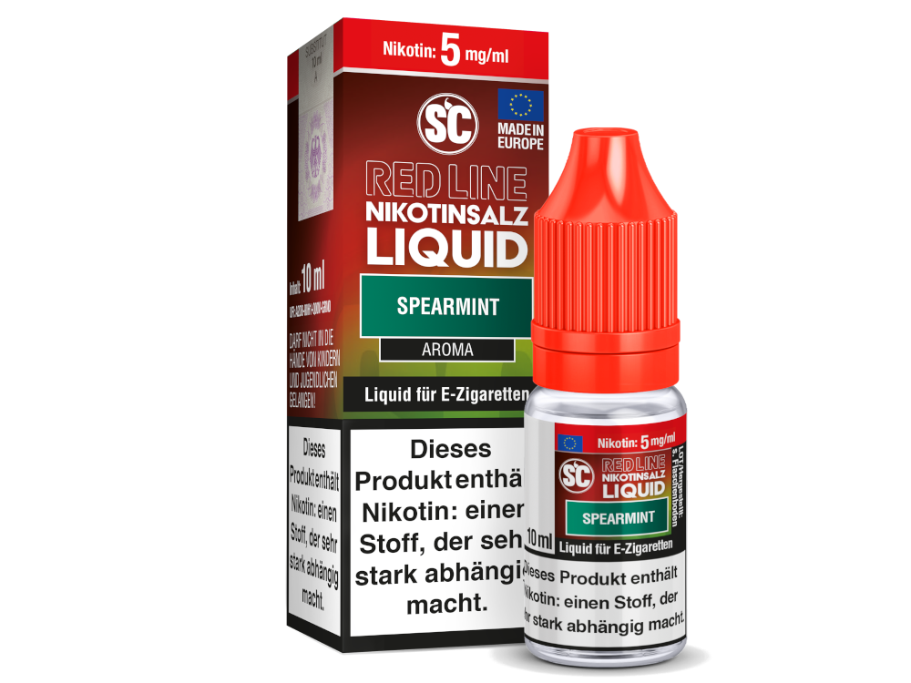 SC - Red Line - Spearmint - Nikotinsalz Liquid SC - Red Line - Spearmint - Nikotinsalz Liquid