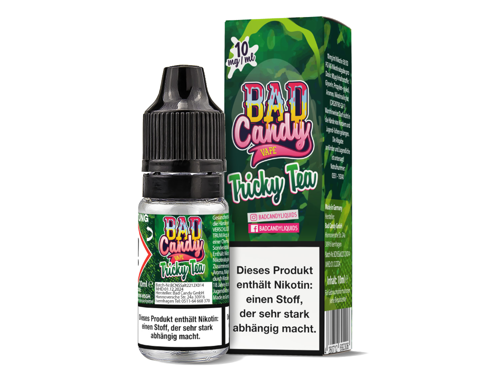 Bad Candy Liquids - Tricky Tea - Nikotinsalz Liquid