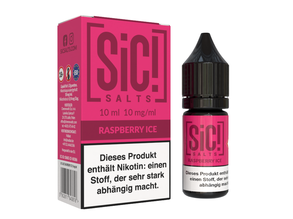SiC! Salts - Nikotinsalz Liquid SiC! Salts - Nikotinsalz Liquid
