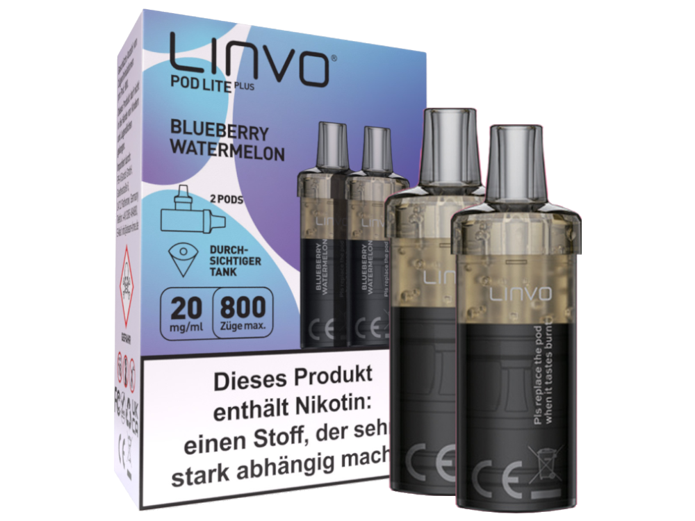 Linvo Pod Lite Plus Cartridge (2 Stück pro Packung)