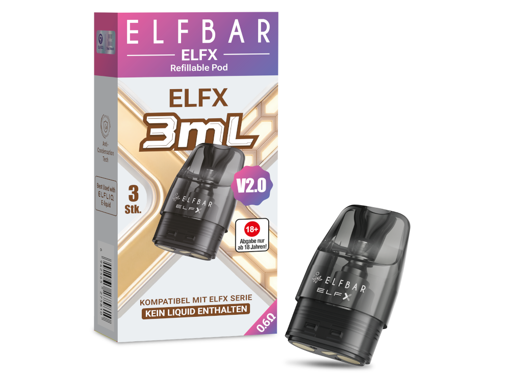 Elfbar Elfx Pod V2.0 (3 Stück pro Packung)
