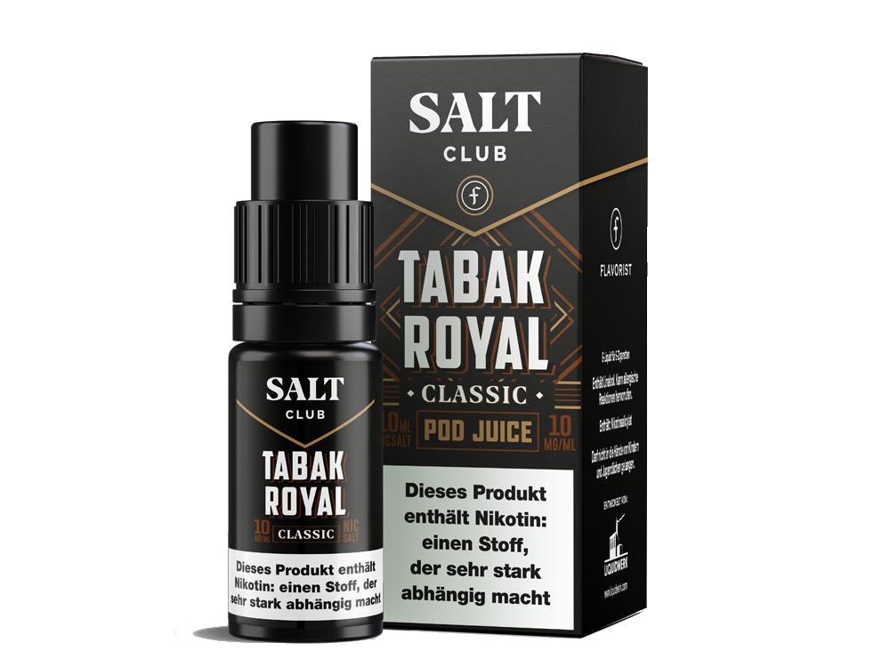 Salt Club - Flavorist Tabak Royal - Nikotinsalz Liquid Salt Club - Flavorist Tabak Royal - Nikotinsalz Liquid