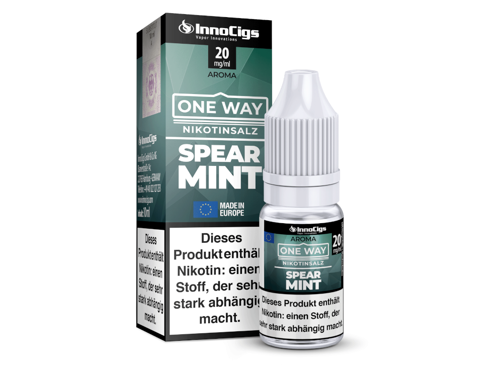 InnoCigs - One Way - Spearmint - Nikotinsalz Liquid