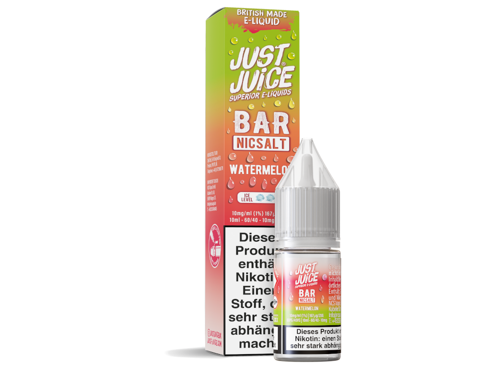 Just Juice - Bar - Nikotinsalz Liquid Just Juice - Bar - Nikotinsalz Liquid