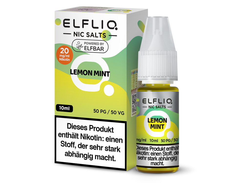 ELFLIQ - Lemon Mint - Nikotinsalz Liquid ELFLIQ - Lemon Mint - Nikotinsalz Liquid