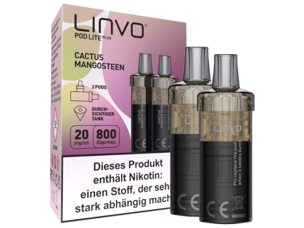 Linvo Pod Lite Plus Cartridge (2 Stück pro Packung)