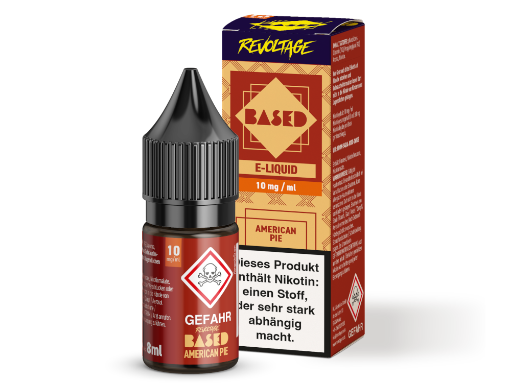 Revoltage - BASED - Hybrid Nikotinsalz Liquid 8 ml Revoltage - BASED - Hybrid Nikotinsalz Liquid 8 ml