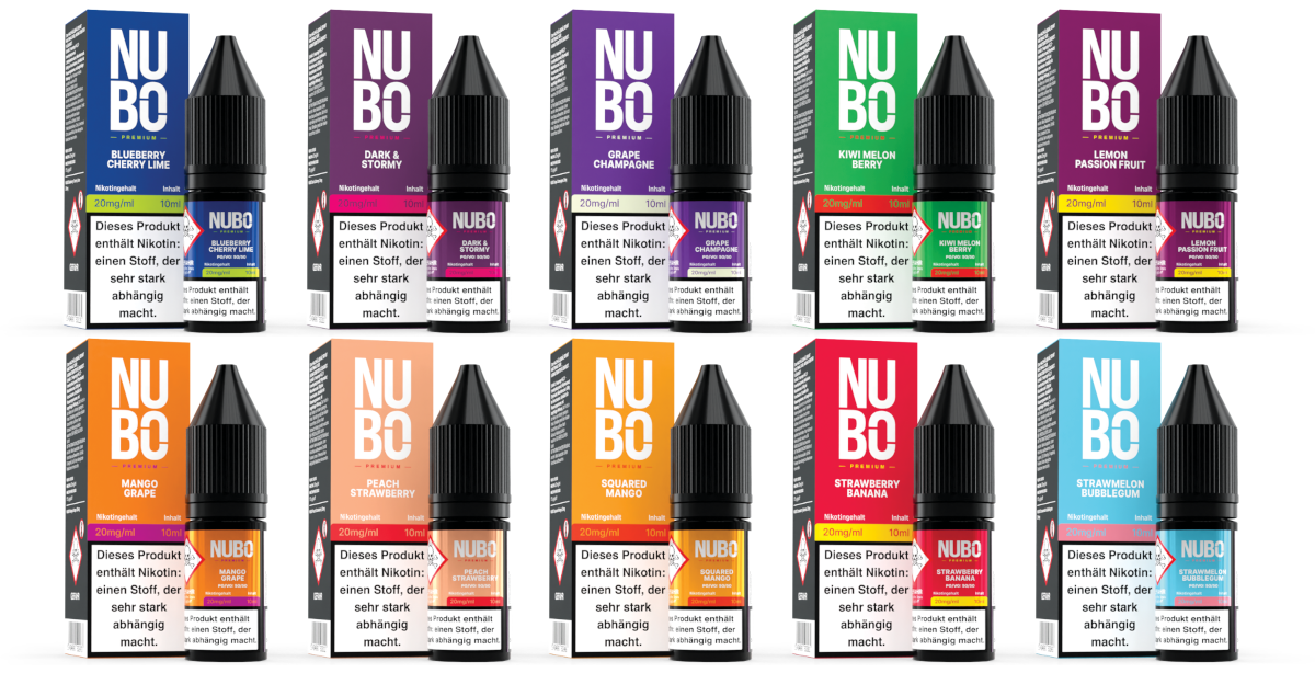 NUBO - Nikotinsalz Liquid – Übersicht