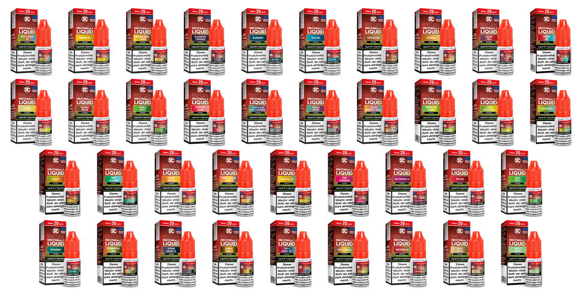 SC - Red Line - Nikotinsalz Liquid – Übersicht