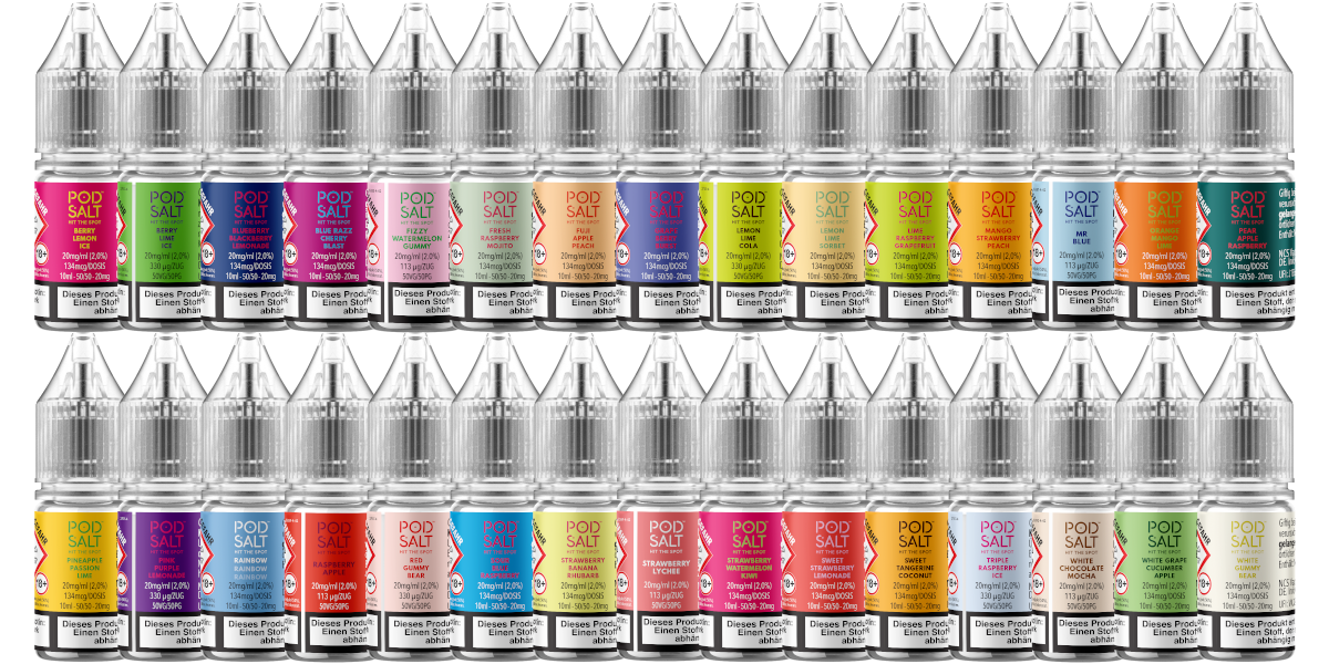 Pod Salt X - Nikotinsalz Liquid – Übersicht