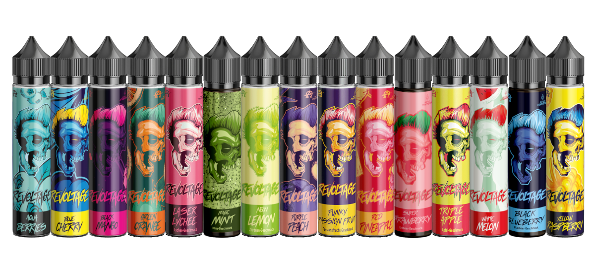 Revoltage - Longfills 15 ml – Übersicht