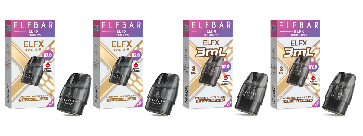 Elfbar Elfx Pod V2.0 (3 Stück pro Packung) – Übersicht