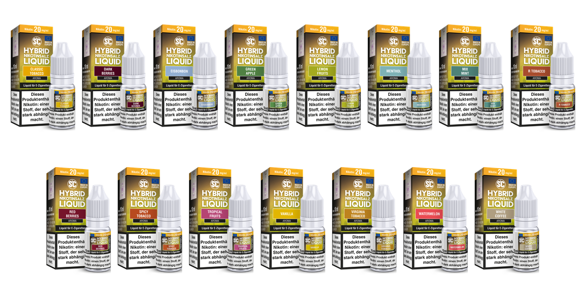 SC - Hybrid Nikotinsalz Liquid – Übersicht