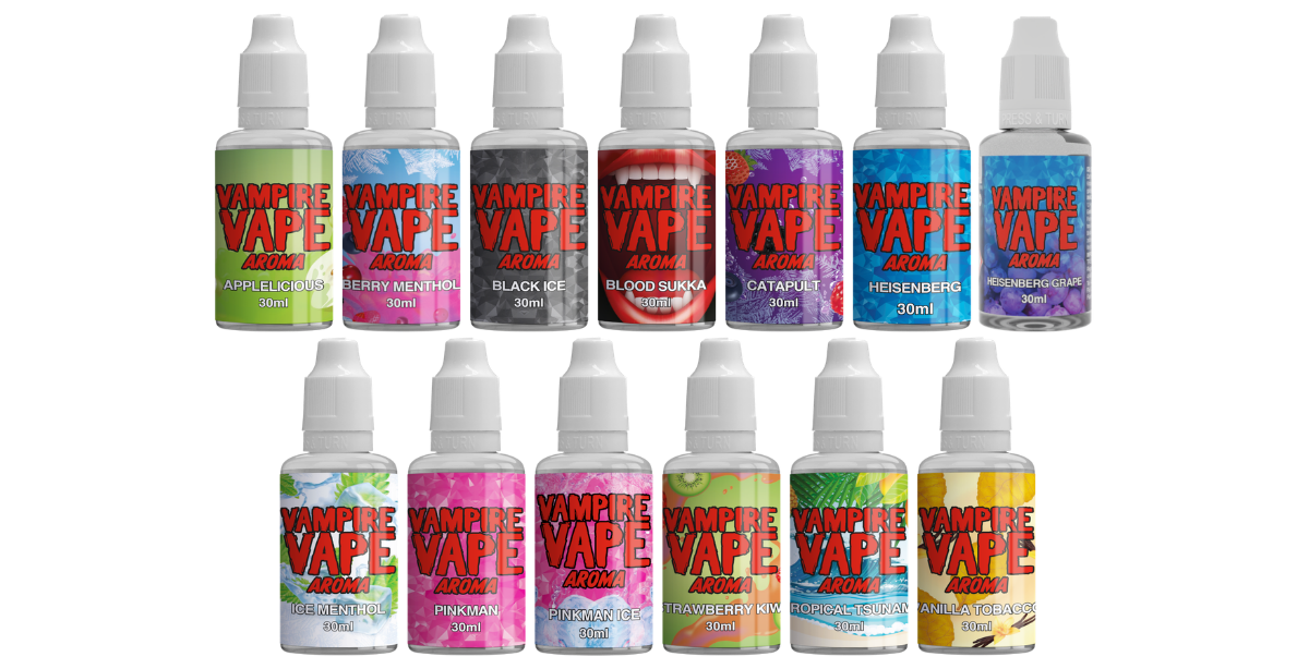 Vampire Vape - Aromen 30 ml – Übersicht