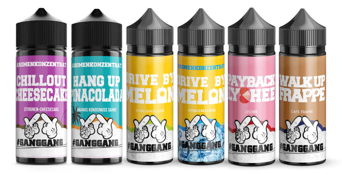 GangGang - Longfills 10 ml – Übersicht