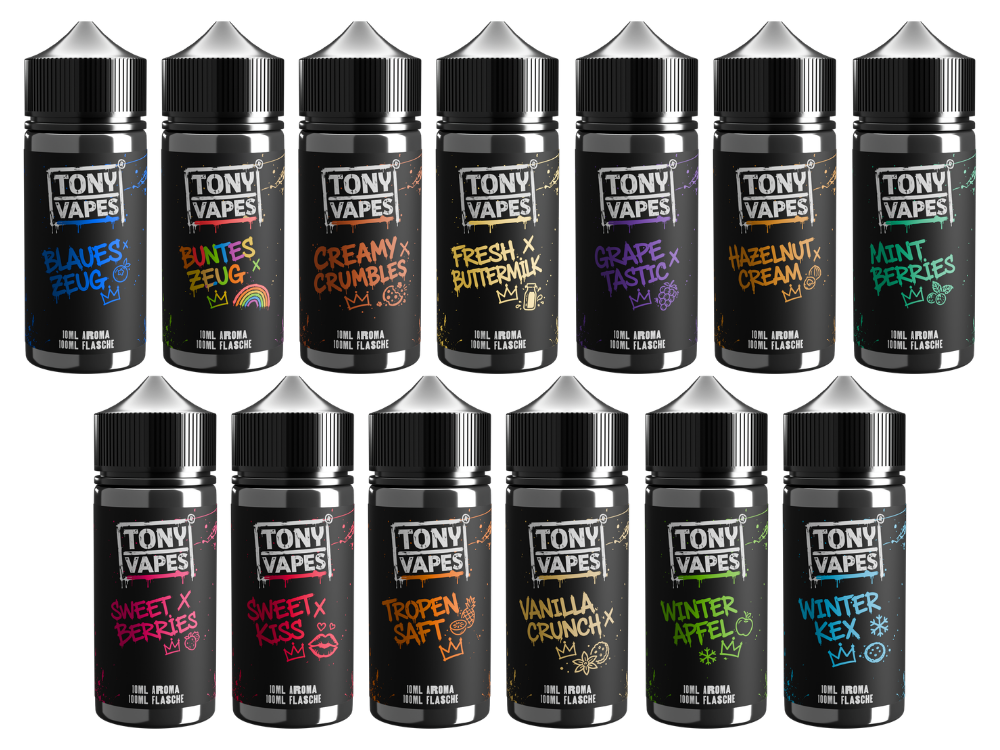 TONY VAPES - Longfills 10 ml