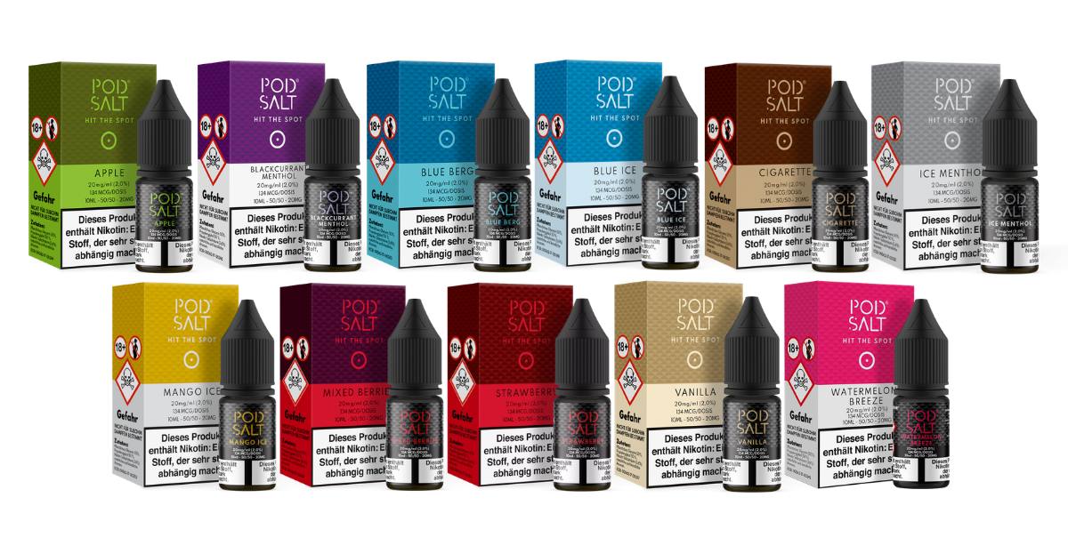 Pod Salt - Nikotinsalz Liquid – Übersicht